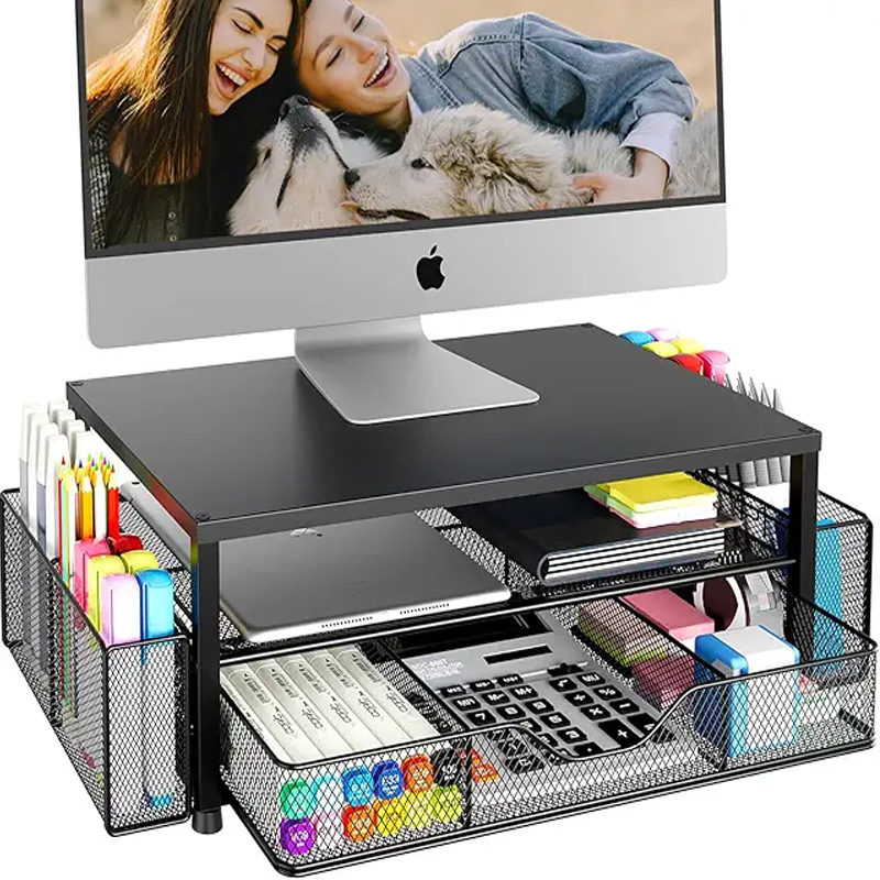 Desktop Monitor Stand with Storage